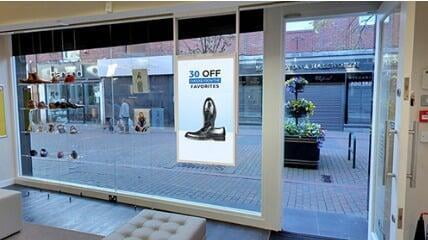 55" Hanging Double Sided Window