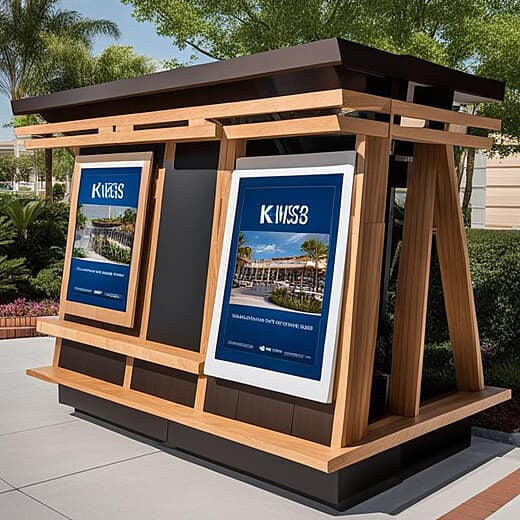 Maxi Signs Outdoor Display Kiosk 7