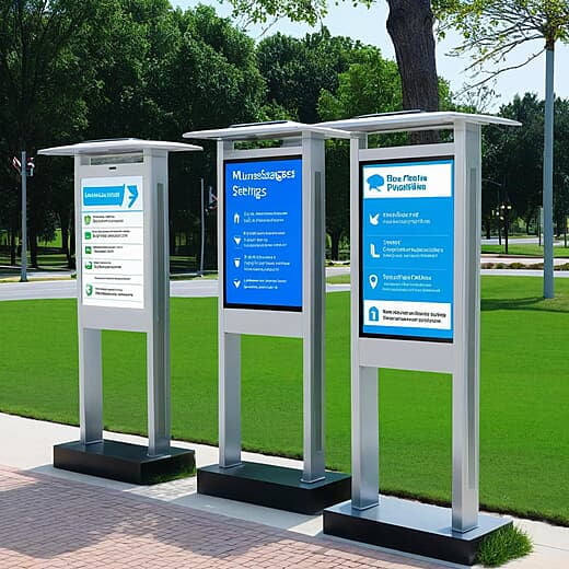 Maxi Signs Outdoor Display Kiosk 39