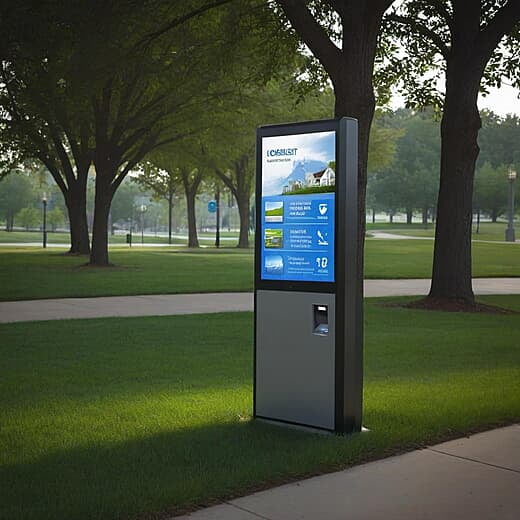 Maxi Signs Outdoor Display Kiosk 25