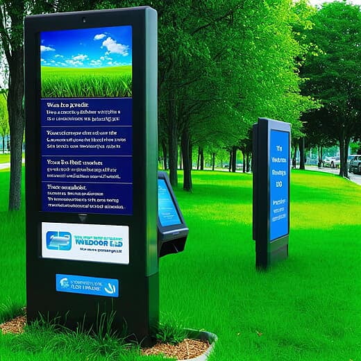 Maxi Signs Outdoor Display Kiosk 37