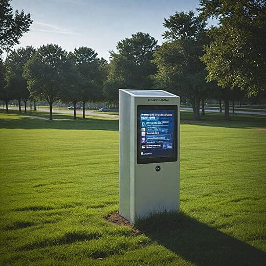 Maxi Signs Outdoor Display Kiosk 20