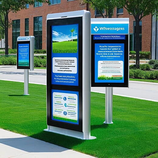 Maxi Signs Outdoor Display Kiosk 40