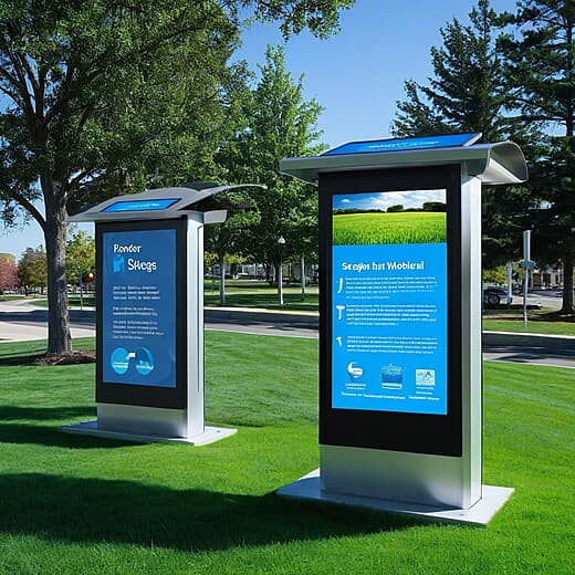 Maxi Signs Outdoor Display Kiosk 27