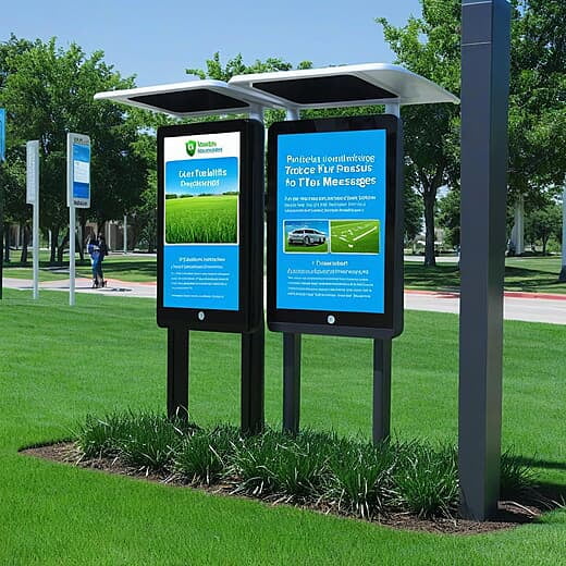 Maxi Signs Outdoor Display Kiosk 26