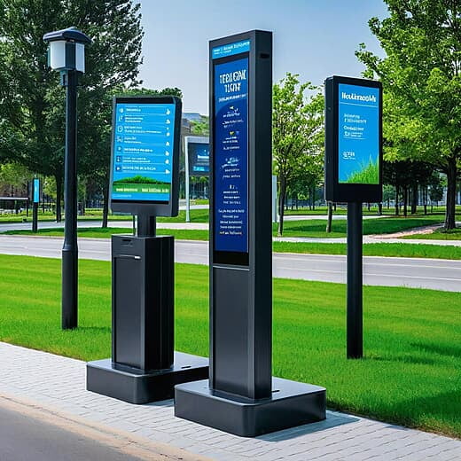 Maxi Signs Outdoor Display Kiosk 31