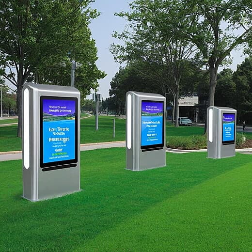 Maxi Signs Outdoor Display Kiosk 30