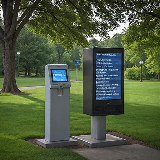 Maxi Signs Outdoor Display Kiosk 22