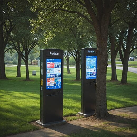 Maxi Signs Outdoor Display Kiosk 21